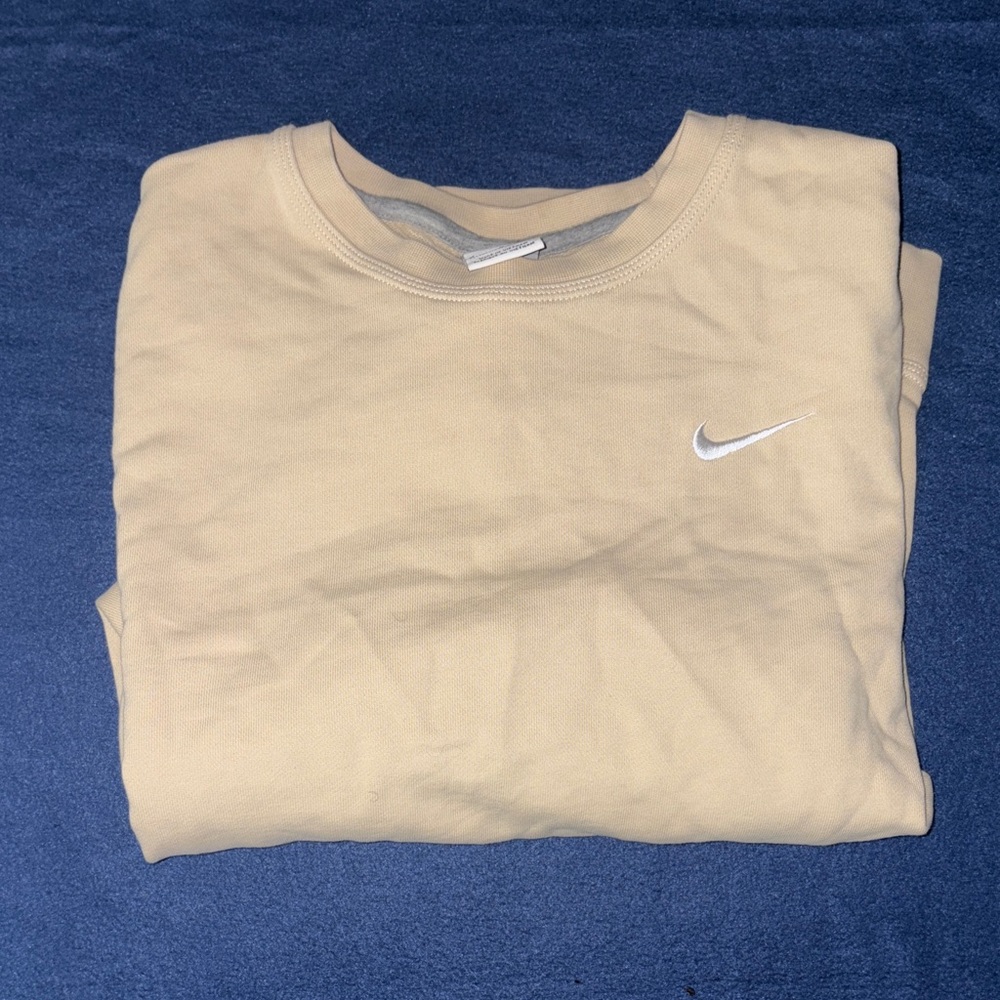 Nike Beige Crewneck Sweatshirt